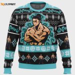 Cursed Energy Aoi Todo Jujutsu Kaisen Ugly Christmas Sweater – Unique and Festive Anime-Inspired Apparel