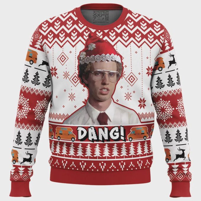 Get Festive With Dang! Napoleon Dynamite Ugly Christmas Sweater – Limited Edition Holiday Apparel 2