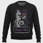 Spook Up Your Christmas with Danganronpa Monokuma Despair Ugly Sweater – Limited Edition Festive Attire