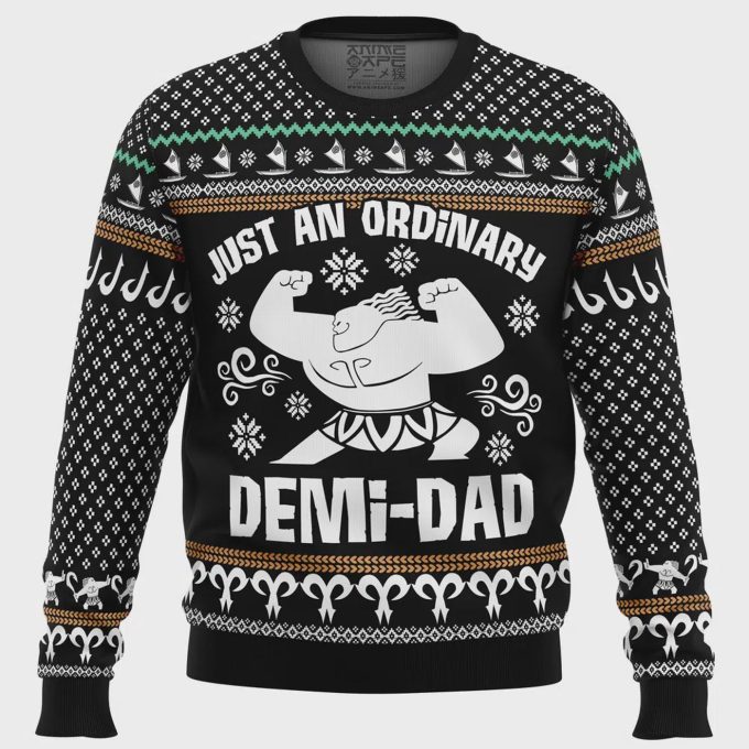 Demi Dad Moana Ugly Christmas Sweater: Fun &Amp; Festive Attire For The Holidays