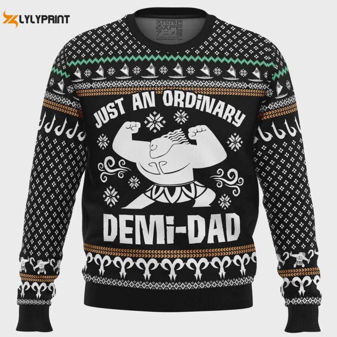 Demi Dad Moana Ugly Christmas Sweater: Fun &Amp;Amp; Festive Attire For The Holidays