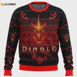 Get Festive with the Diablo 3 Ugly Christmas Sweater – Limited Edition Gaming Apparel