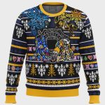 Get Festive with a Digimon Ugly Christmas Sweater – Perfect Gift for Anime Fans!