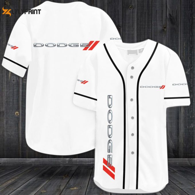 Dodge Car Baseball Jersey 1