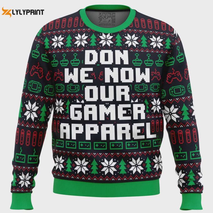 Level Up Your Christmas Style With Our Gamer Ugly Christmas Sweater