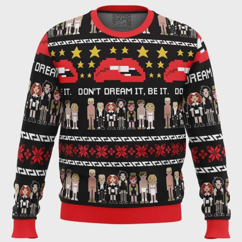 Get Festive with the Don t Dream It Be It Rocky Horror Picture Show Ugly Christmas Sweater!