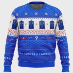 Get Festive with the Dr Who TARDIS Christmas Sweater – Perfect for Whovians!