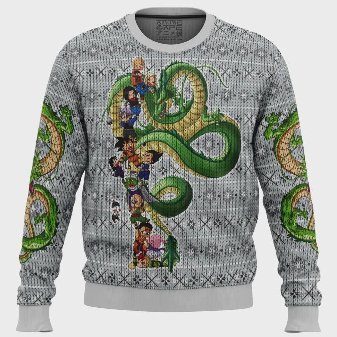 Dragon Ball Z Play With Dragon Ugly Christmas Sweater: Level Up Your Festive Style!