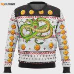 Get Festive with Dragon Ball Z Shenron Ugly Christmas Sweater – Unique Anime-inspired Holiday Apparel