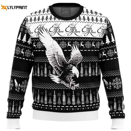 Eagle Rare Ugly Christmas Sweater: Festive & Unique Holiday Apparel for Whiskey Lovers