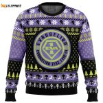 Get Festive with Eva-01 Neon Genesis Evangelion Ugly Christmas Sweater – Limited Edition Holiday Apparel