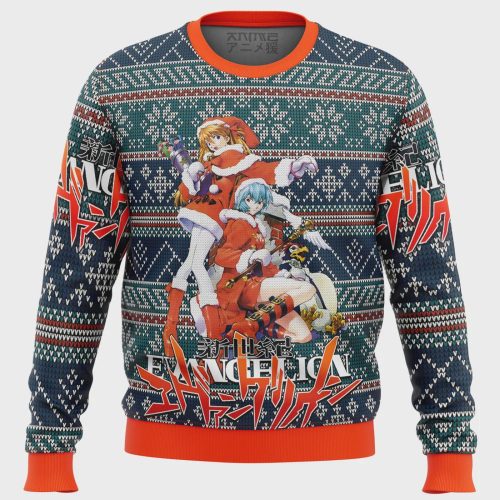 Get Festive with Evangelion Alt Ugly Christmas Sweater – Limited Edition Holiday Apparel