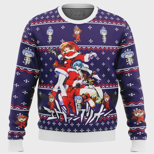 Get Festive with Evangelion Ugly Christmas Sweater – Limited Edition Holiday Apparel