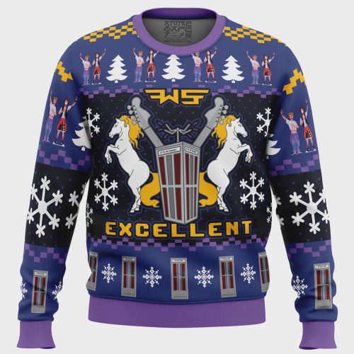 Get Festive with the Excellent Bill and Ted Ugly Christmas Sweater – Limited Stock Available!