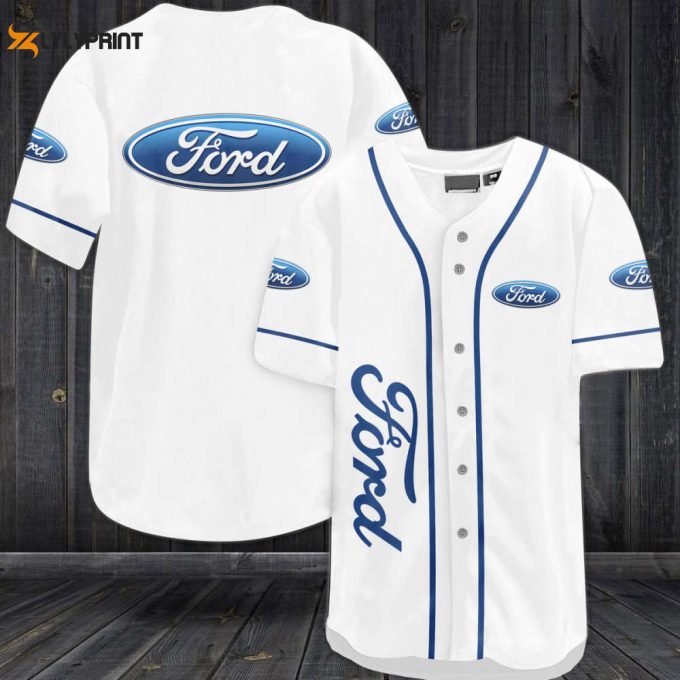 Ford Baseball Jersey - Perfect Unisex Gift For Men And Women Official Ford Merchandise 1