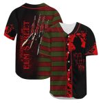 Freddy Krueger Never Sleep Again Baseball Jersey – Gift for Men Women – Gift for Men Women