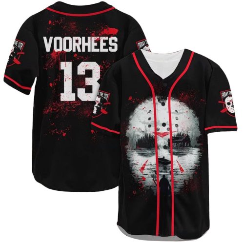 Friday The 13th Voorhees Crystal Lake Baseball Jersey – Gift for Men Women – Gift for Men Women