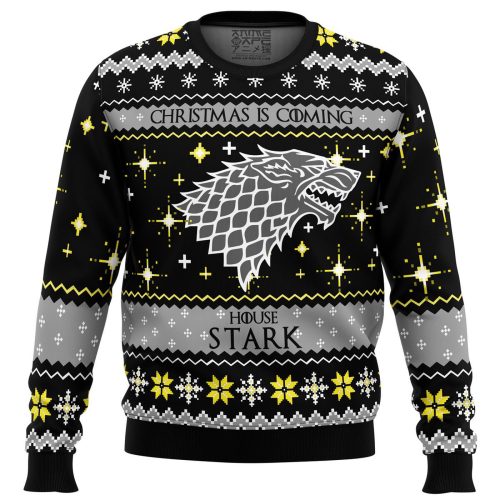 Get Festive with Game of Thrones House Stark Ugly Christmas Sweater – Perfect Holiday Gift!