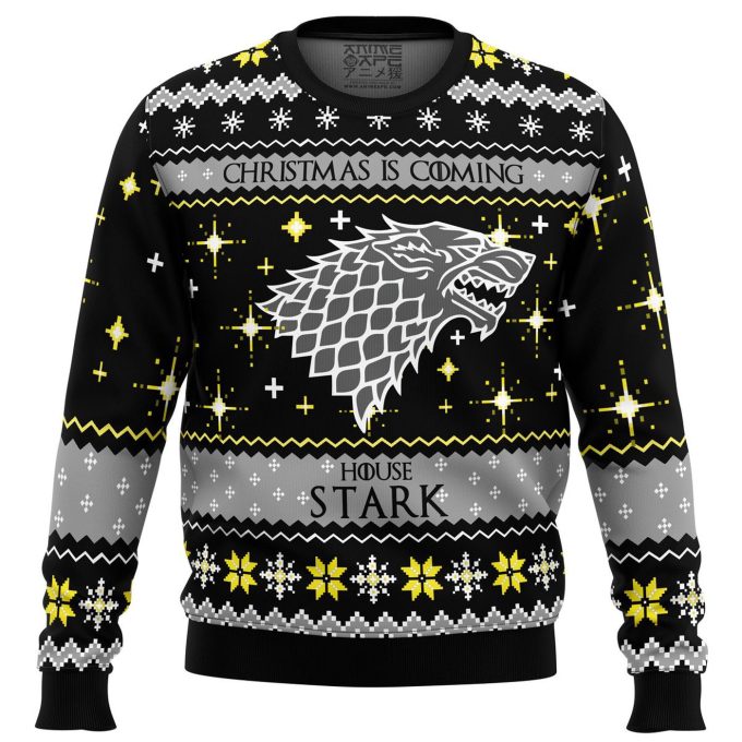 Get Festive With Game Of Thrones House Stark Ugly Christmas Sweater – Perfect Holiday Gift!