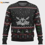 Get Festive with Ghibli Forest Spirit Ugly Christmas Sweater – Limited Edition Holiday Apparel