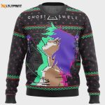 Shop the Ghost in the Shell Major Ugly Christmas Sweater – Perfect Anime Holiday Gift!