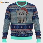 Gintama Gintoki & Sadaharu Ugly Christmas Sweater: Festive Anime Apparel for Gintama Fans