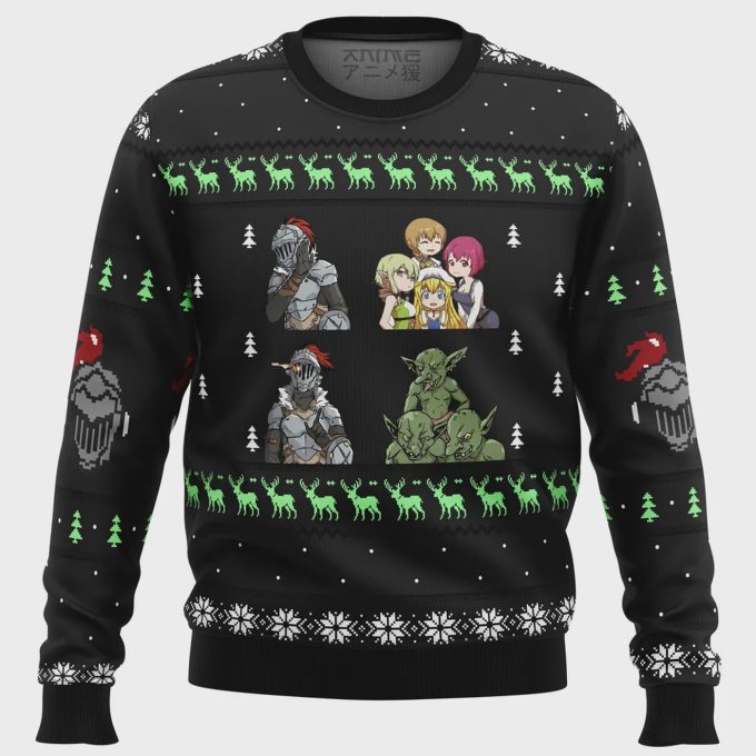 Goblin Slayer Sprites Ugly Christmas Sweater: Festive &Amp; Unique Holiday Apparel 2