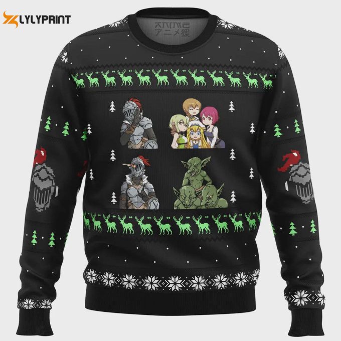 Goblin Slayer Sprites Ugly Christmas Sweater: Festive &Amp;Amp; Unique Holiday Apparel 1