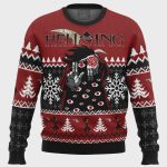 Get Festive with God With Us Hellsing Ugly Christmas Sweater – Unique Holiday Apparel!