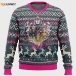 Get Festive with Golden Wind Jojo s Ugly Christmas Sweater – Perfect for Jojo Fans!