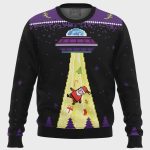 Jolly Goodbye Santa Ugly Christmas Sweater: Festive Farewell to Santa Claus in Style!