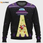 Jolly Goodbye Santa Ugly Christmas Sweater: Festive Farewell to Santa Claus in Style!