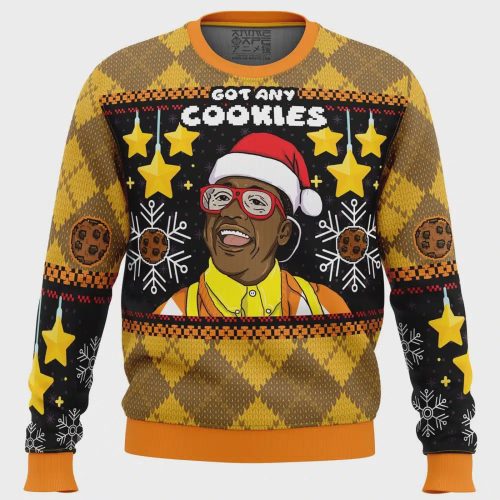 Get Festive with Steve Urkel Ugly Christmas Sweater – Cookies Edition