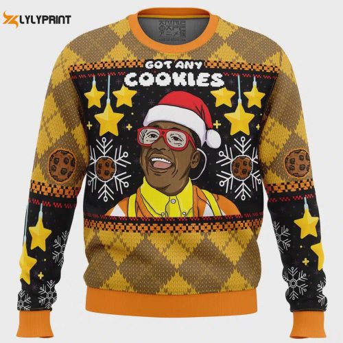 Get Festive with Steve Urkel Ugly Christmas Sweater – Cookies Edition