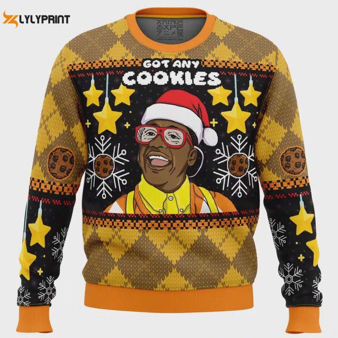 Get Festive With Steve Urkel Ugly Christmas Sweater – Cookies Edition