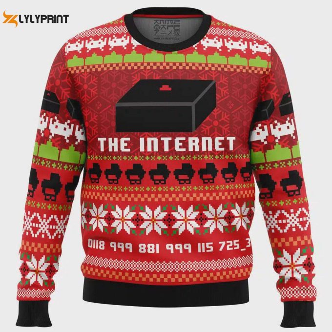 Get Festive With Great Reception: Internet Ugly Christmas Sweater – Perfect For Holiday Fun!