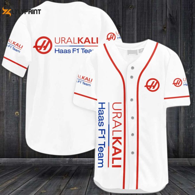 Haas F1 Team Uralkali Baseball Jersey 1