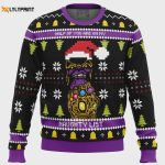 Naughty List Alert! Thanos Ugly Christmas Sweater – Perfect for the Holidays