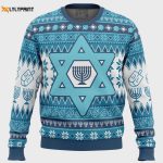 Hanukkah Ugly Christmas Sweater: Celebrate the Festival of Lights with Style!