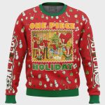 Get Festive with Happy Holidays One Piece Ugly Christmas Sweater – Perfect for the Holidays!