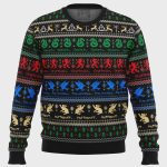 Magical Harry Potter Hogwarts Houses Ugly Christmas Sweater: Festive Wizarding Holiday Apparel