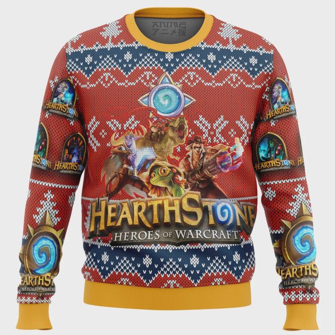 Get Festive With Hearth Stone Alt Ugly Christmas Sweater - Perfect Holiday Attire 2