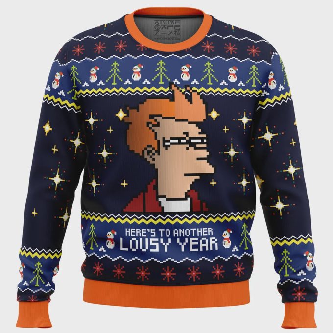 Get Festive With The Here S To Another Lousy Year Ugly Christmas Sweater – Perfect For Holiday Fun!