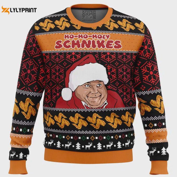 Ho Ho Holy Schnikes Tommy Boy Ugly Christmas Sweater - Festive &Amp;Amp; Funny Holiday Apparel 1