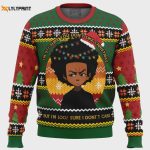 Huey Freeman Boondocks Ugly Christmas Sweater: Festive and Stylish Apparel for Fans of the Classic Cartoon