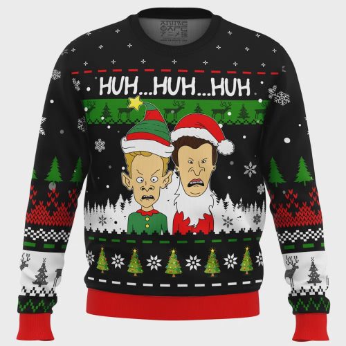 Get Festive with Beavis and Butthead Ugly Christmas Sweater – Limited Edition Holiday Apparel