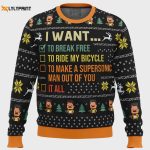 I Want To Break Free Queen Ugly Christmas Sweater: Festive and Fun Apparel for the Holidays!