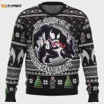 Get Festive with the Venom Ugly Christmas Sweater at a Christmas Party – Limited Edition!