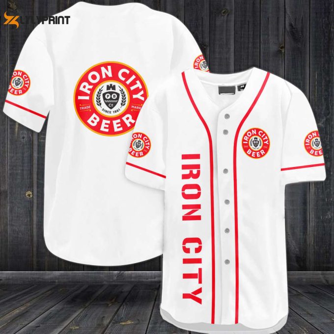 Iron City Beer Baseball Jersey 1