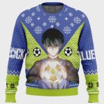 Get Festive with Isagi Yochi Blue Lock Ugly Christmas Sweater – Stylish & Unique Holiday Attire